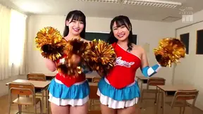 Cheerleader gives anal rimjob then gets her wide legs spread and fucked