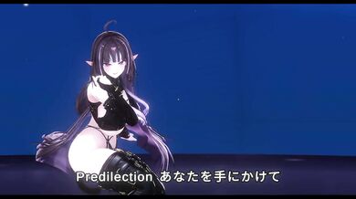 MMD Hentai Elf Stripper Drenched in Naked Cosplay After Twitch Overflow