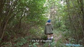 Lost dog leads to hot outdoors sex