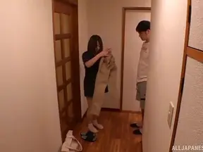 Sexy Housewife Chitose Saegusa Fucks Hard Around Her Cozy Home