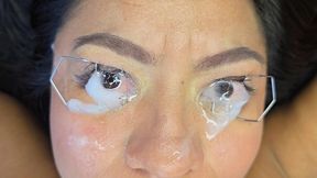 cum in eyes after anal sex