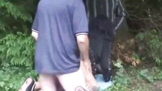 Public-Sex" - Amateur Couple Fucked Outdoors in UK's Natural Beauties
