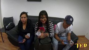 bastidores da gravacao da gostosa que aprontou muito - amanda souza - big bambu - gabriela ramos - gustavo bueno
