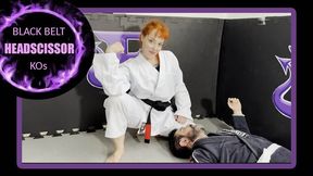 Kimono Wrestling: Mel Fire's Duel of Strength and Technique on the Mat (1080 EN) - Wrestling - Kimono - Female Domination - Mixed Wrestling - KO - Knockout
