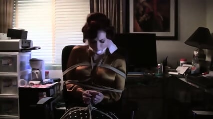 Tied To Chair - Ludella Hahn  Kinky4Ever