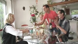 MEETMYSWEET - Young chick rides his dads long dong