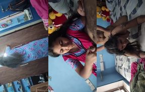 Indian beauty's daring allure captivates with intense, passionate intimate family play