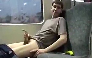 My boyfriend filmed me on the train when i jerked