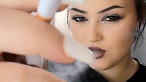 Smoking - Blowing Smoke & Dropping Ash Straight To You