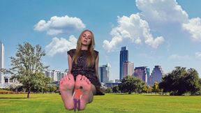 Kateryna - Giantess Clean Worship And Splash - Near City - HD 1920x1080