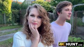 Busty Czech girl Una Fairy loves money so much that she cuckolds BF