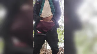 Older Daddy Fucks Young Gay Teen Bareback in Public