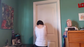 Locked Out Of The Bathroom. Total Desperation Wetting