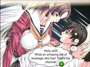 Horny anime girl gets big dick fucked in hot scene