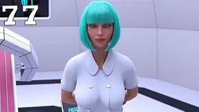 Hot Busty Doctor Treats Patient With Blowjob And Giant Tits Creampie In Space Game
