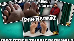 Foot Fetish Tripple Pack Vol 2 - 4k UHD 2160p - KingMarti