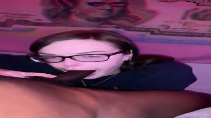 Nerdy Thot Craves Black Cock