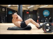 Just me doing 1000 situps, sorry no porn here, quite boring really