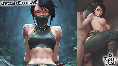 Big Tits Akali hentai from League Of Legends hentai by xDreamPool