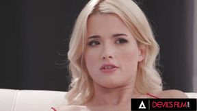 DEVILS FILM - Teen Nicole Nichols� Pussy Eaten By Stepmom Adira In Interracial 3some