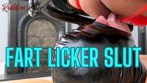 Gassy asshole licking