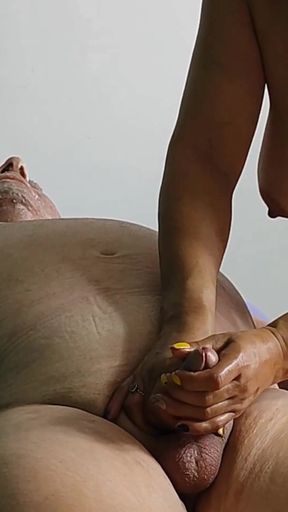 PREVIEW OF COMPLETE 4K MOVIE A PROFESSIONAL PENIS MASSAGE WITH ADAMANDEVE AND LUPO   Clip 2