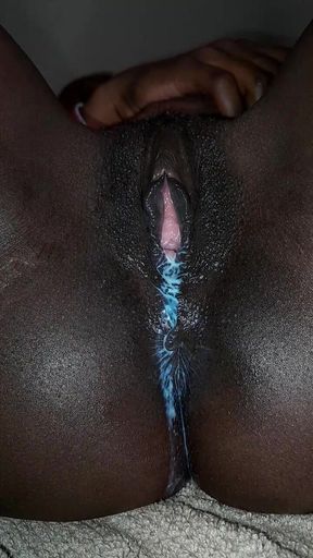 Ebony Close up Creampie