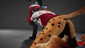 Raw yiffing christmas present for your wild furry
