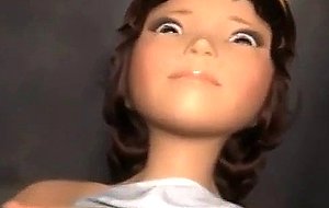 D hentai teen sucks and fucks