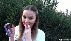 Picked up babe lets me cum inside