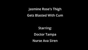 Jasmine Rose'_s Thigh Gets Blasted With Cum By Doctor Tampa On BlastABitch - Reup
