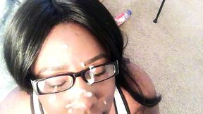 He came on my glasses