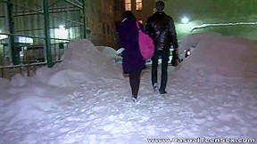 Casual sex on a winter night