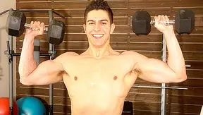 Fit Brunette Stud Fred Flexes Hard Before Blowing His Load in Ecstasy – SeanCody