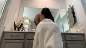 Treasure teasing in just a towel…