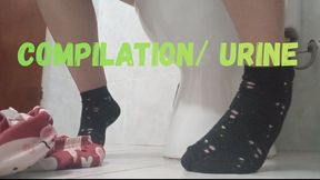 Pee compilation - Lola in the bathroom