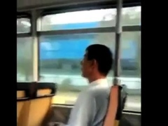 caught jerking off in the bus