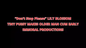 Lily Blossom - Tiny 19-year-old Makes Old Man Cum Early