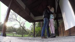 ”Sweet Dorm Babe Leant On A Tree & Doggystyled”