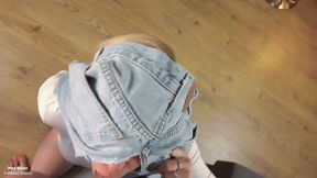 cum snorting - rimming - getting fucked through my ripped levis jeans - piss shower