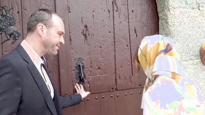 Watch Emma Rubis & Dino Milano get wild in a hardcore doggy-style session with a tattooed MILF