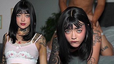 Mexican Goth Girl Gets Sex Therapy