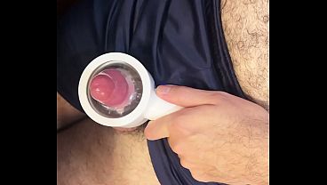 Jerking Machine Make Me Cum