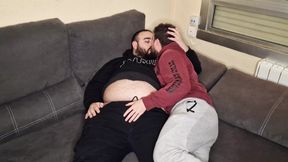 Bear and Chaser Suck Each Other&#039;s Cocks and Do a 69 on the Couch.