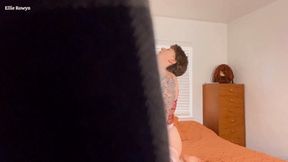 Catching Step-Mommy Pegging Santa SD