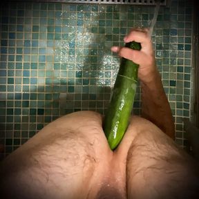 Anal Masturbation with a Giant Squash!