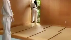 Japanese Karate Student Seduces Her Teacher Passionately