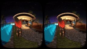 Private Pool Party with Tinies - Part 1 - (3D-180 VIRTUAL REALITY)