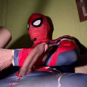 Spiderman fucking sex doll.