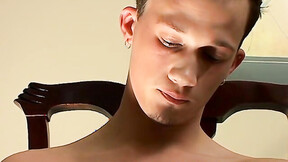 ”Braden Spence fingered his tight butthole while puffing his red cig”